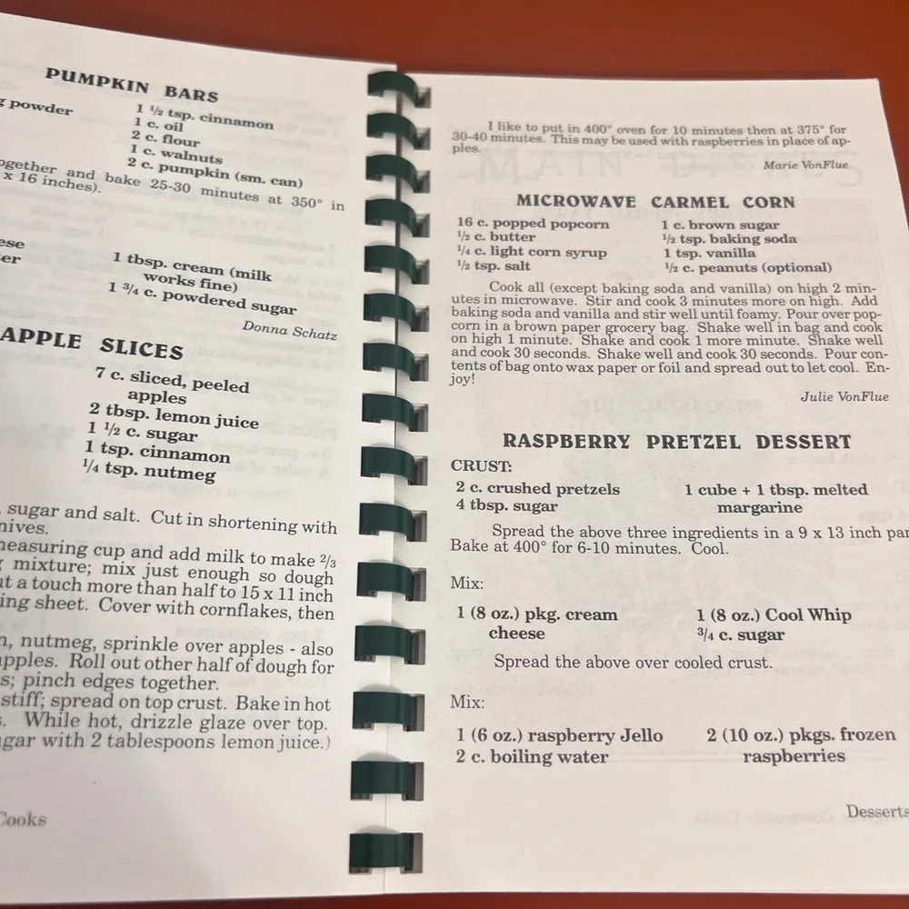 Evergreen Community Cooks Cookbook 1998 Silverton Oregon School Spiral